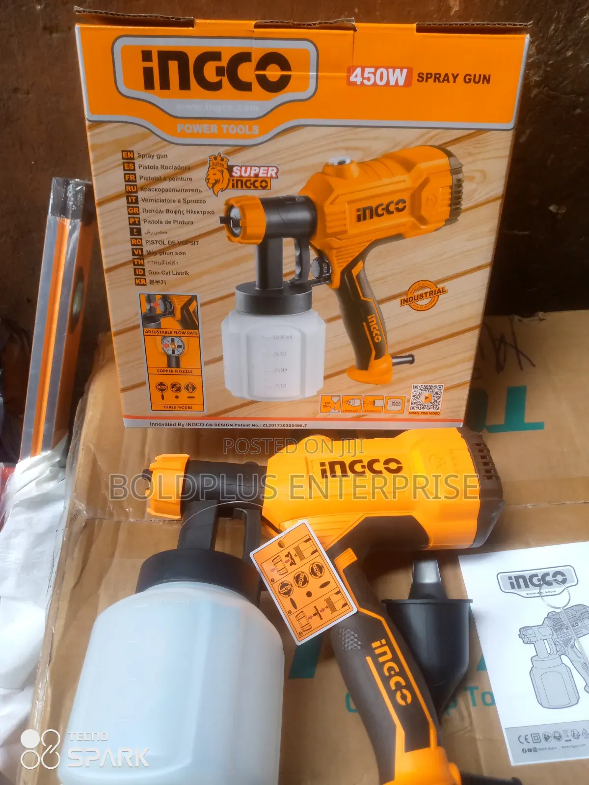 Ingco 450 Watts Electric Spraying Machine