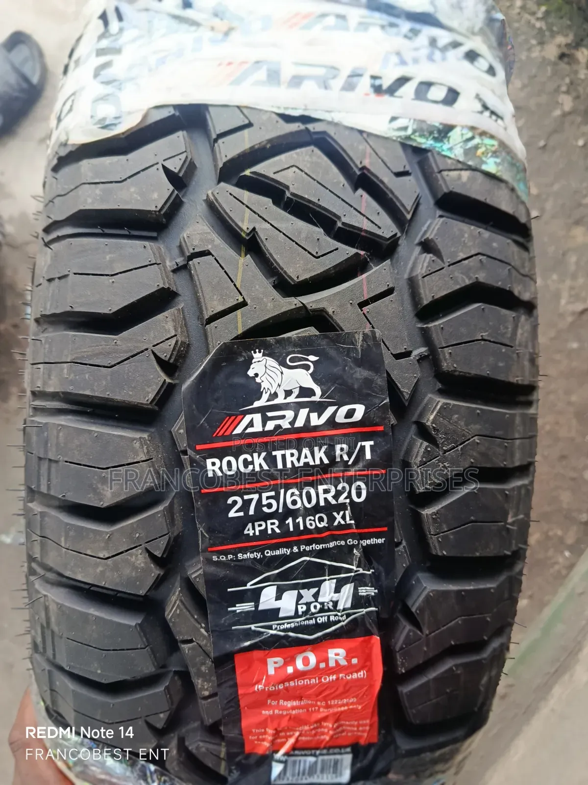 275/60r20 Arivo Tyre
