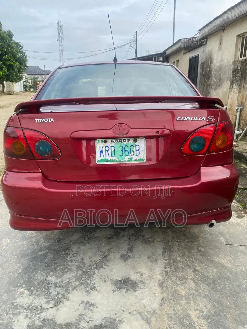 Toyota Corolla 2003 Red
