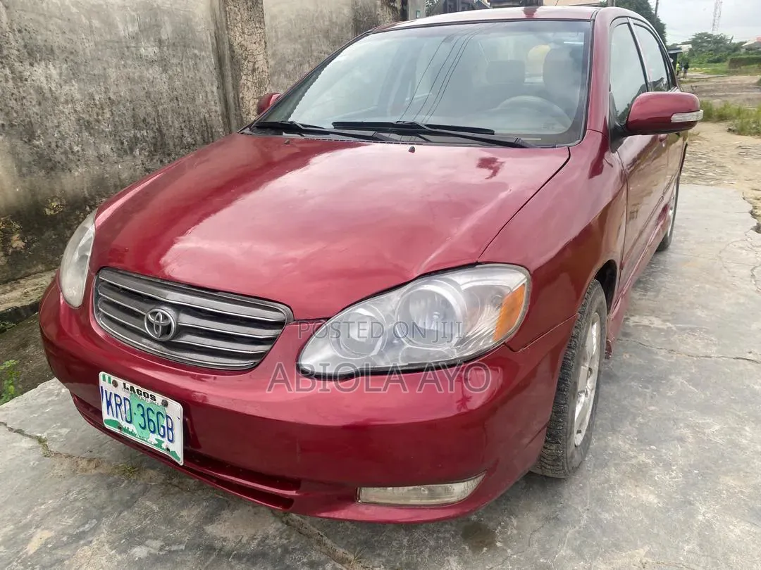 Toyota Corolla 2003 Red