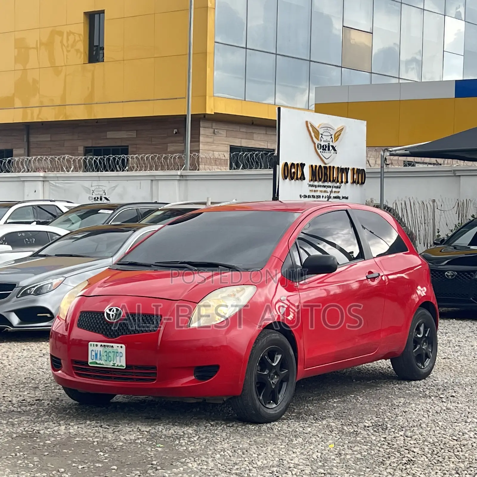 Toyota Yaris 2008 Red