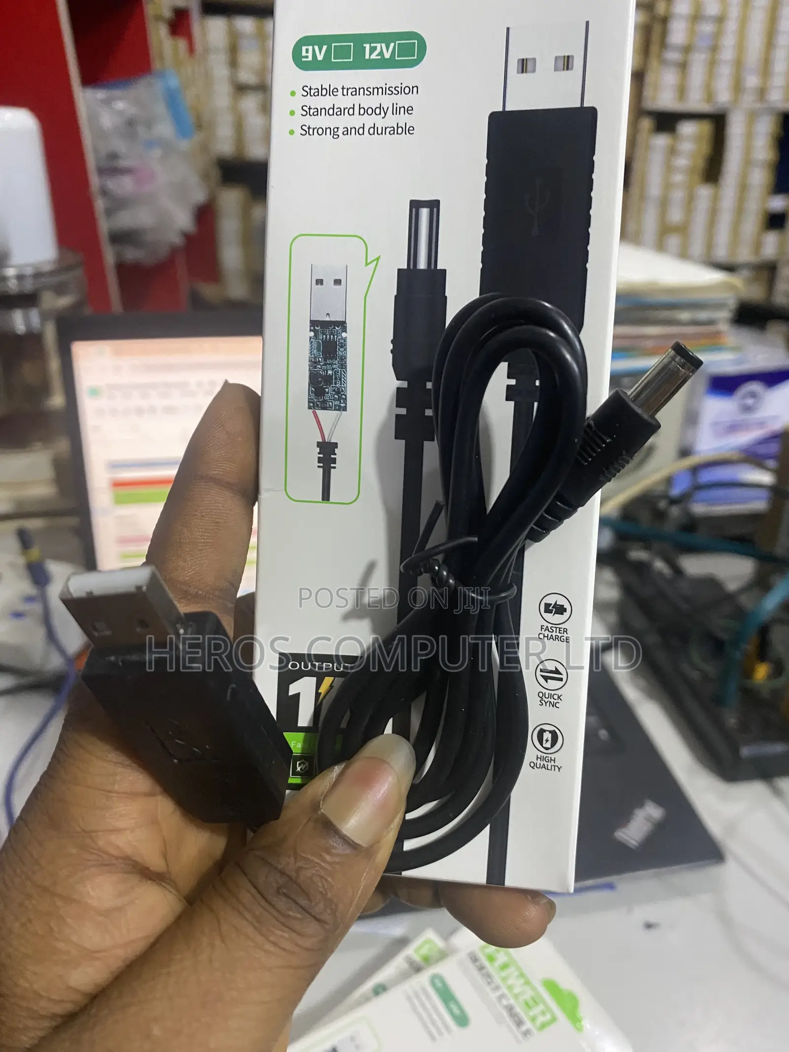 Power Boost Cable/ Usb- Toshiba Mouth 9v 12a