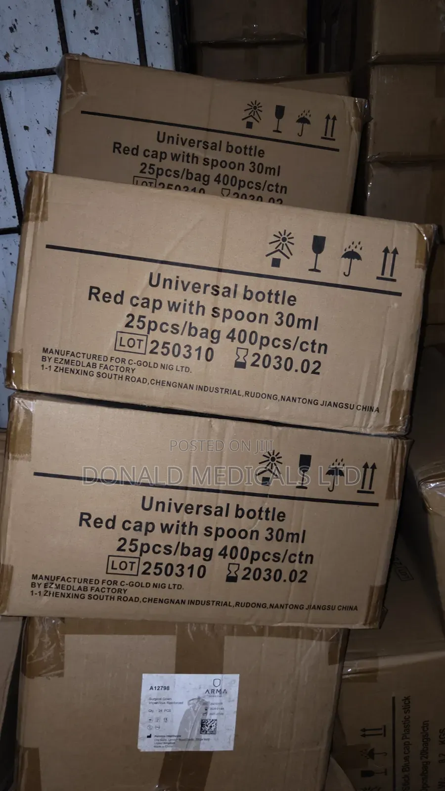 Urine Container - Uc Bottle / With Without Spoon.