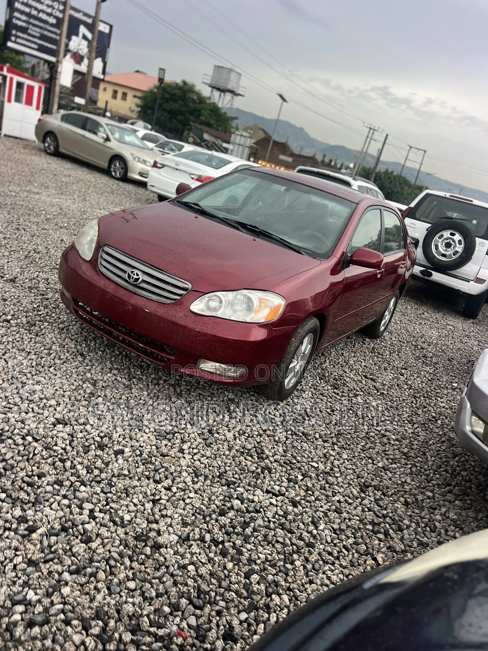 Toyota Corolla Sedan 2004 Red