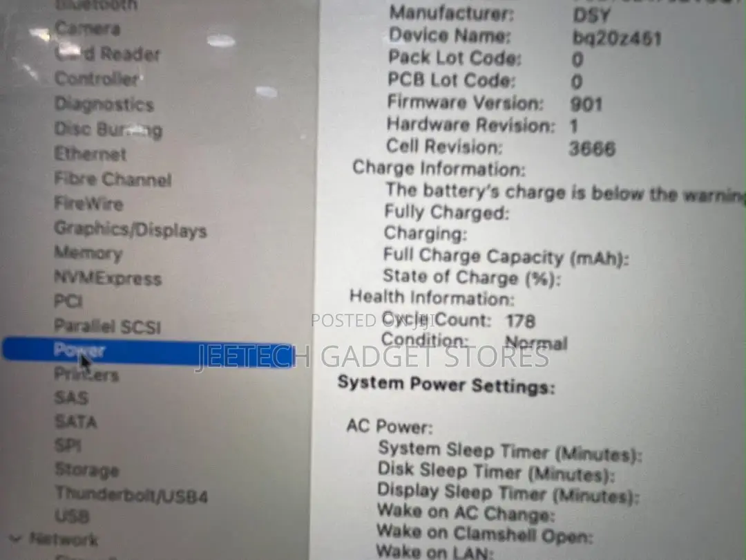 Laptop Apple MacBook Pro 2020 16GB Intel Core i5 SSD 256GB