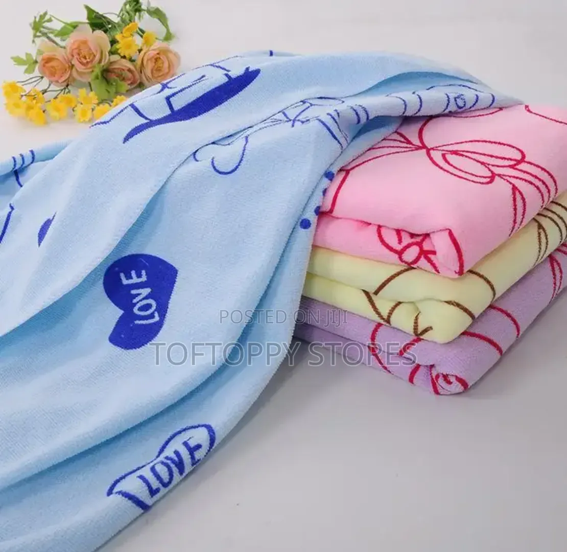 Wearable Towel/Camisole Shower Dress