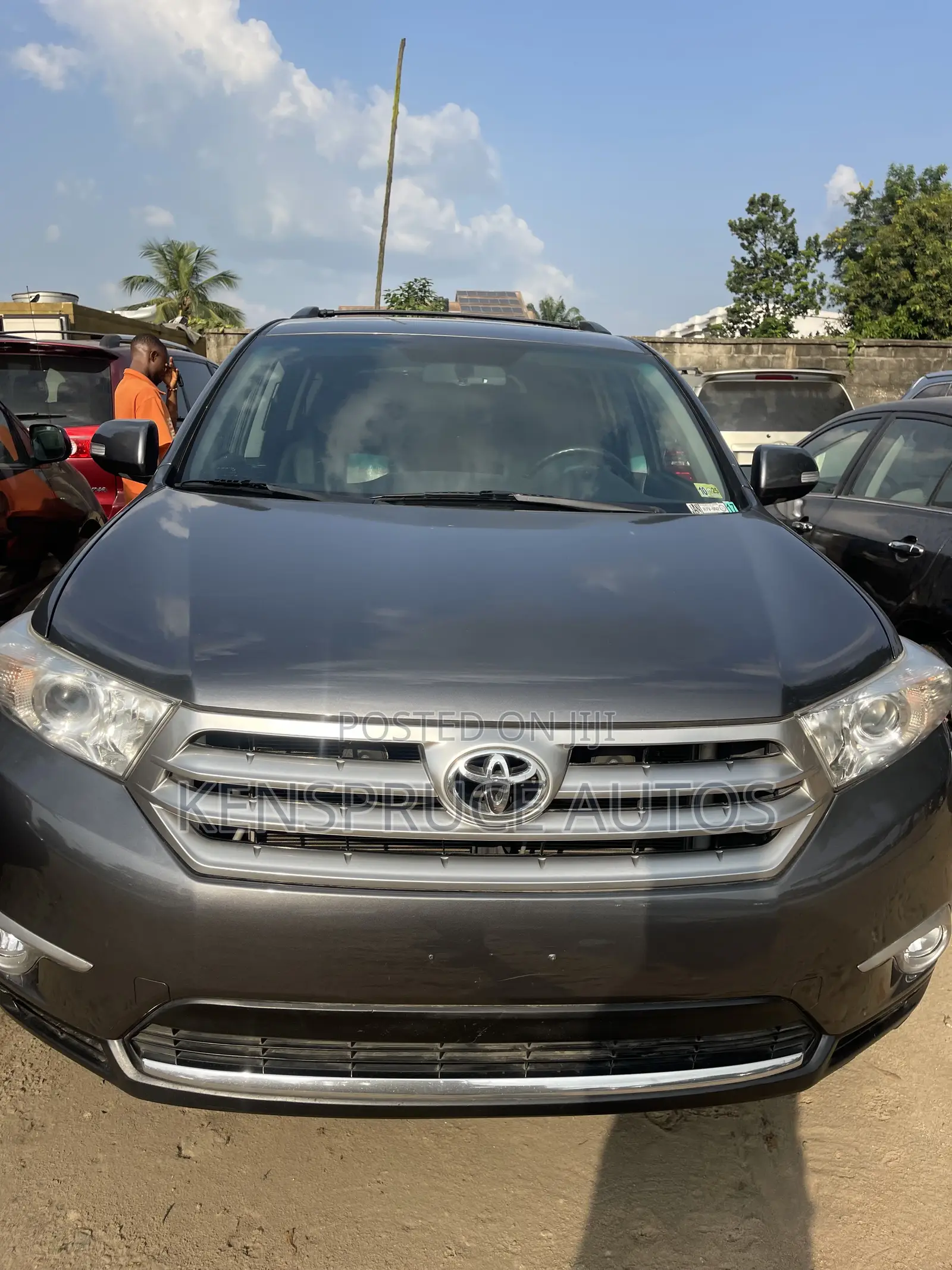 Toyota Highlander Limited 2012 Gray