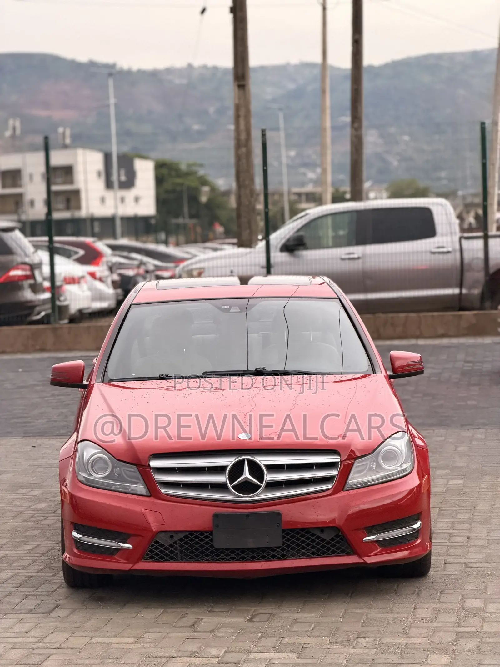 Mercedes-Benz C350 C 350 4MATIC AWD 2013 Red