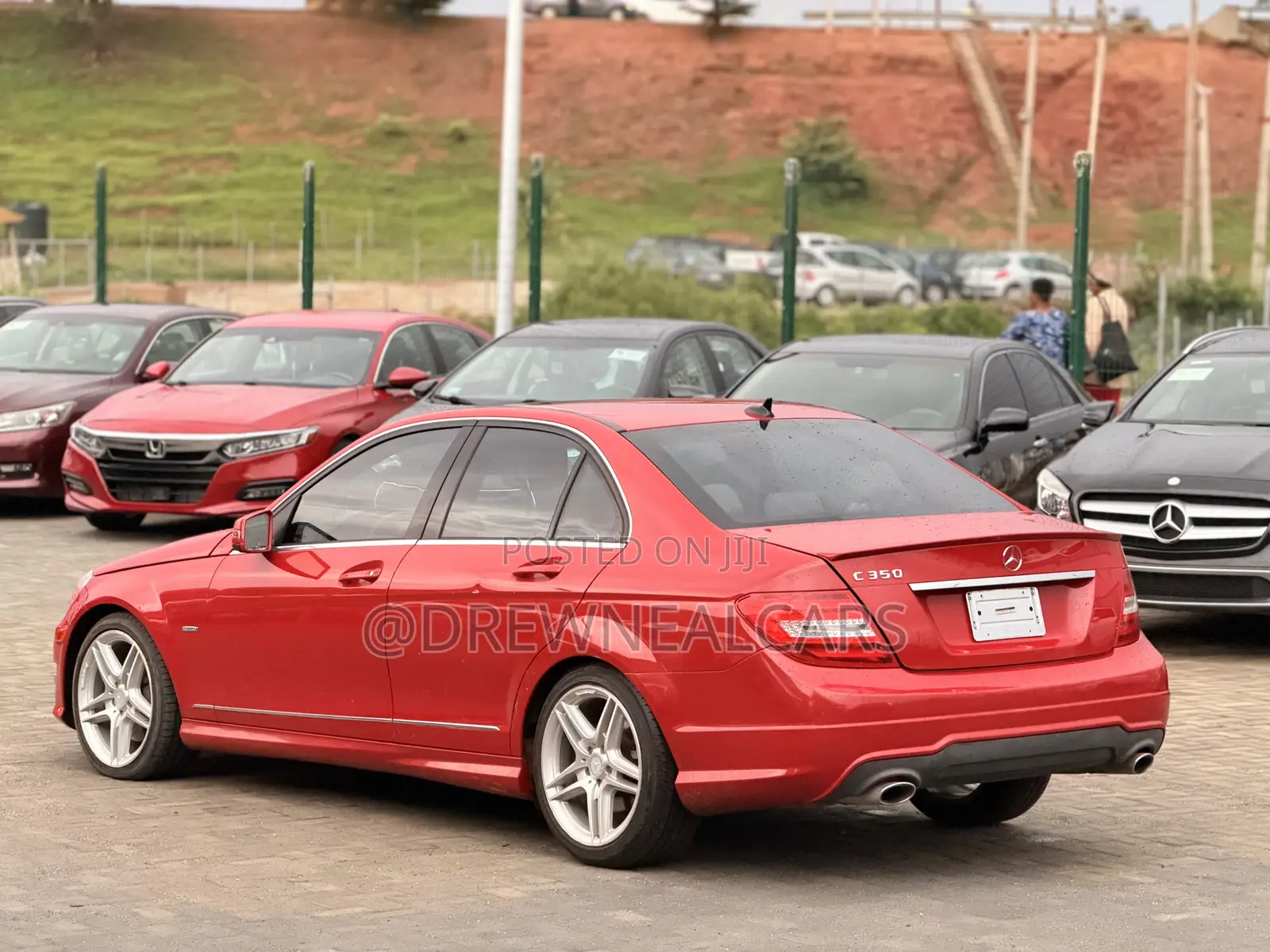 Mercedes-Benz C350 C 350 4MATIC AWD 2013 Red