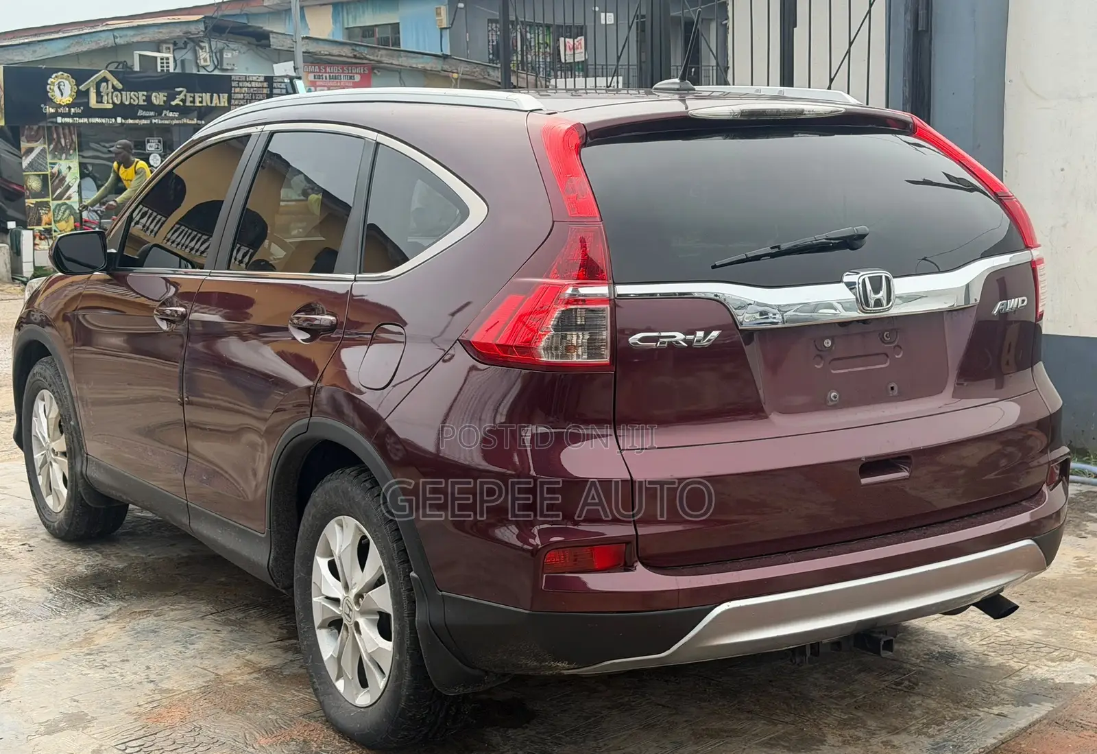 Honda CR-V EX-L 4dr SUV AWD (2.4L 4cyl 5A) 2013 Burgundy