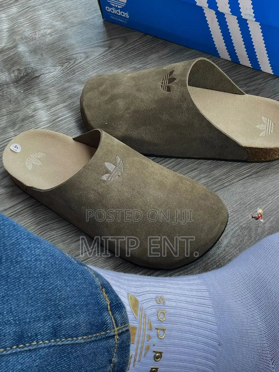 Adidas Suede Clog/ Half Shoe