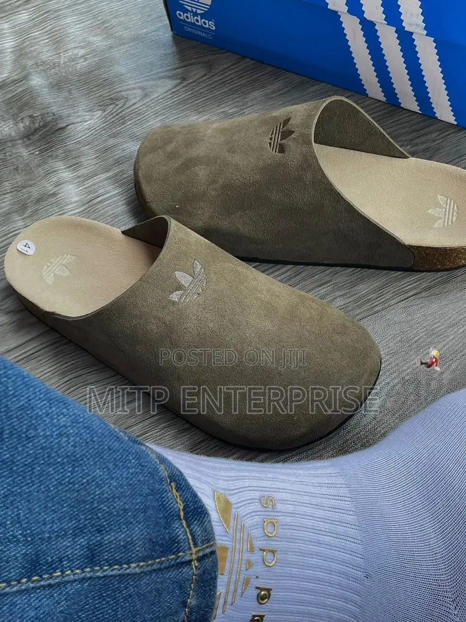Adidas Suede Clog/ Half Shoe