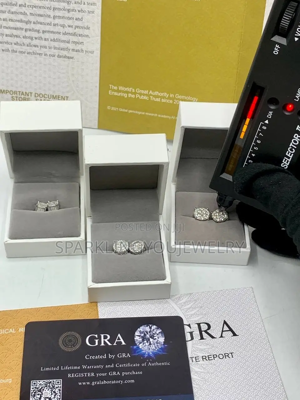 VVS Moissainte Diamond Earring