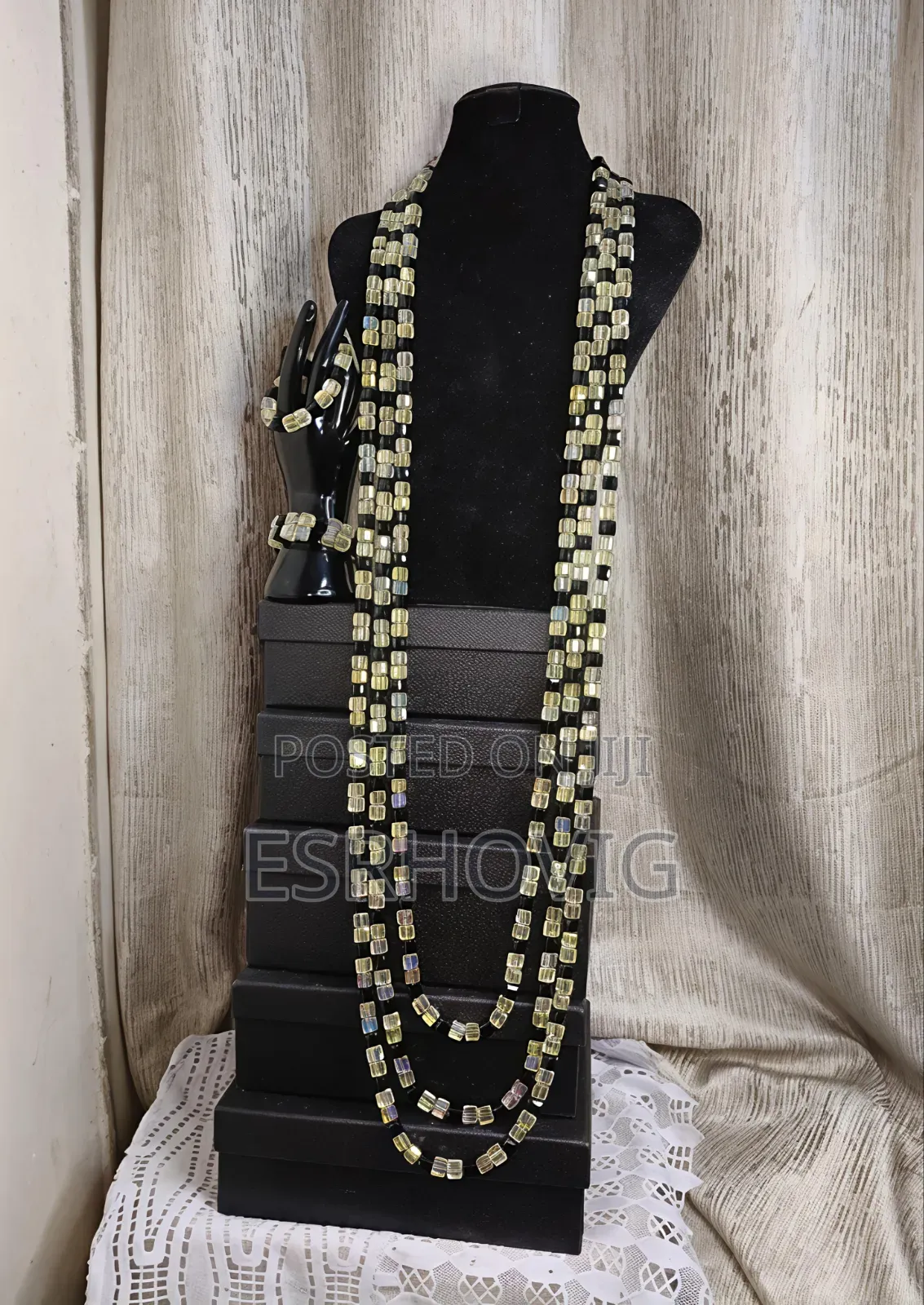 Quality Curated Cristal Necklace Bead Set