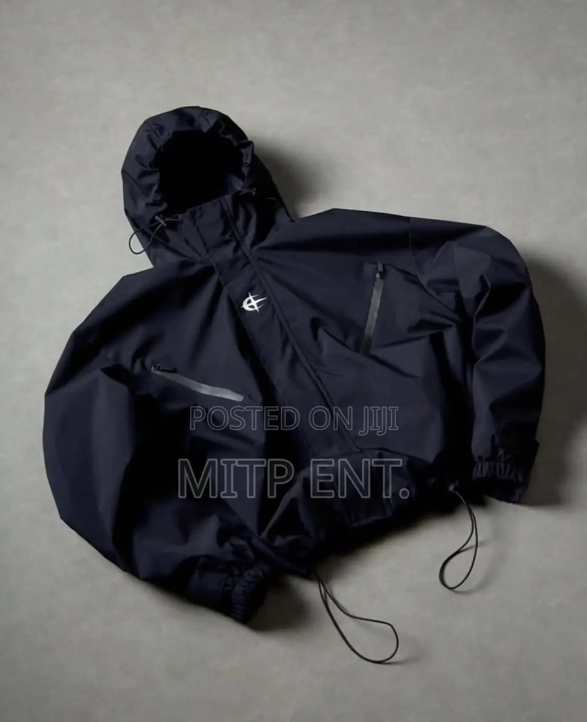 Cropped Windbreaker Jacket