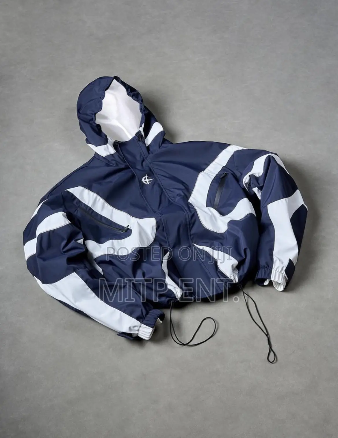 Cropped Windbreaker Jacket