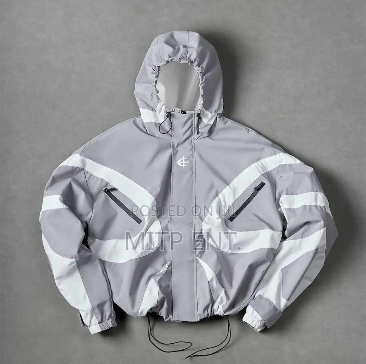 Cropped Windbreaker Jacket