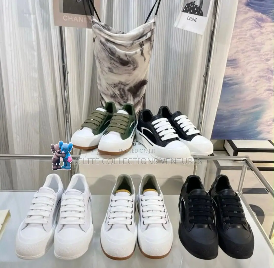 *Alexander McQueen *Canvas Deck Plimsoll Sneaker * *Suede_3ple