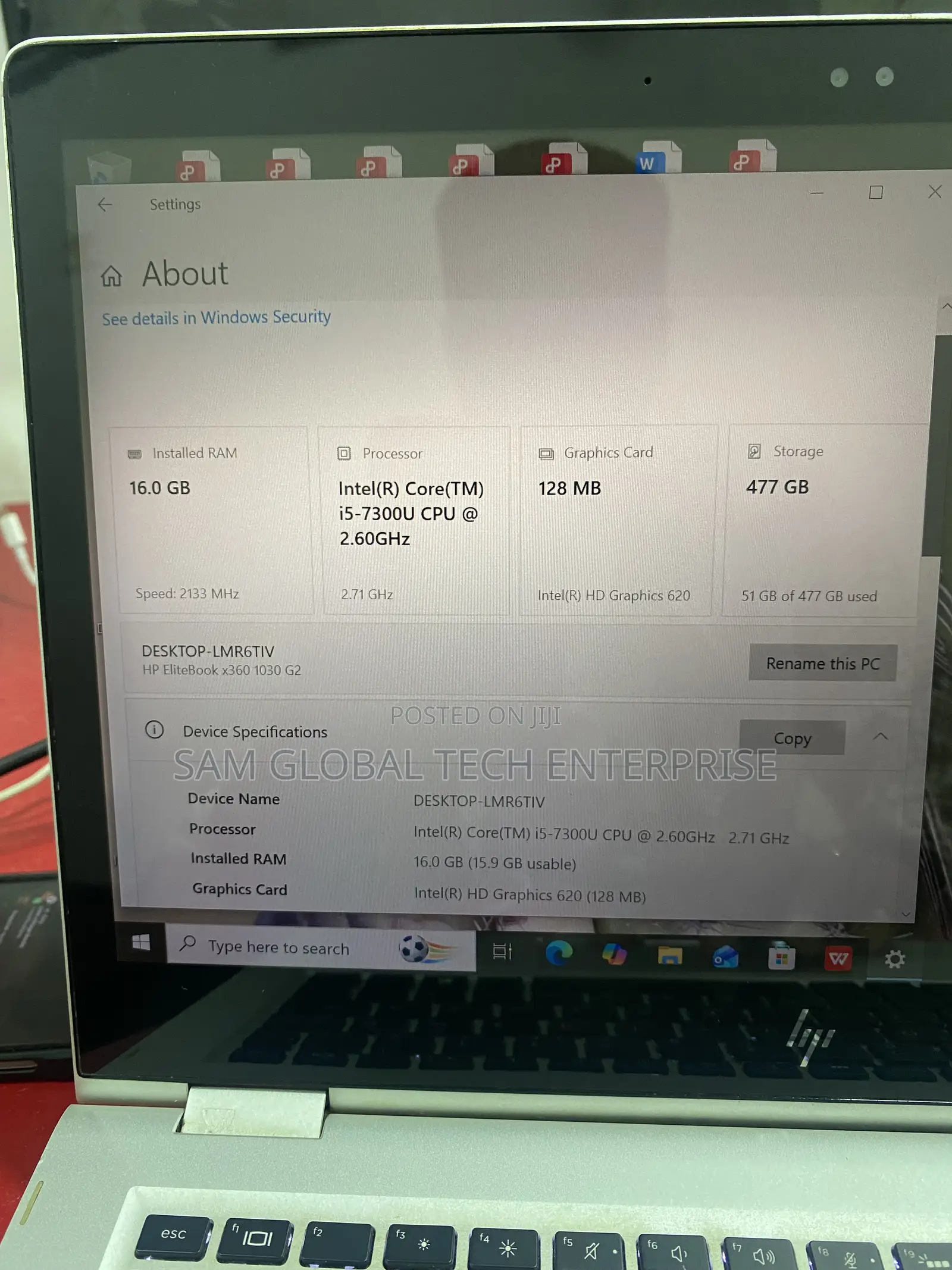 Laptop HP EliteBook X360 1030 G2 16GB Intel Core i5 SSD 512GB