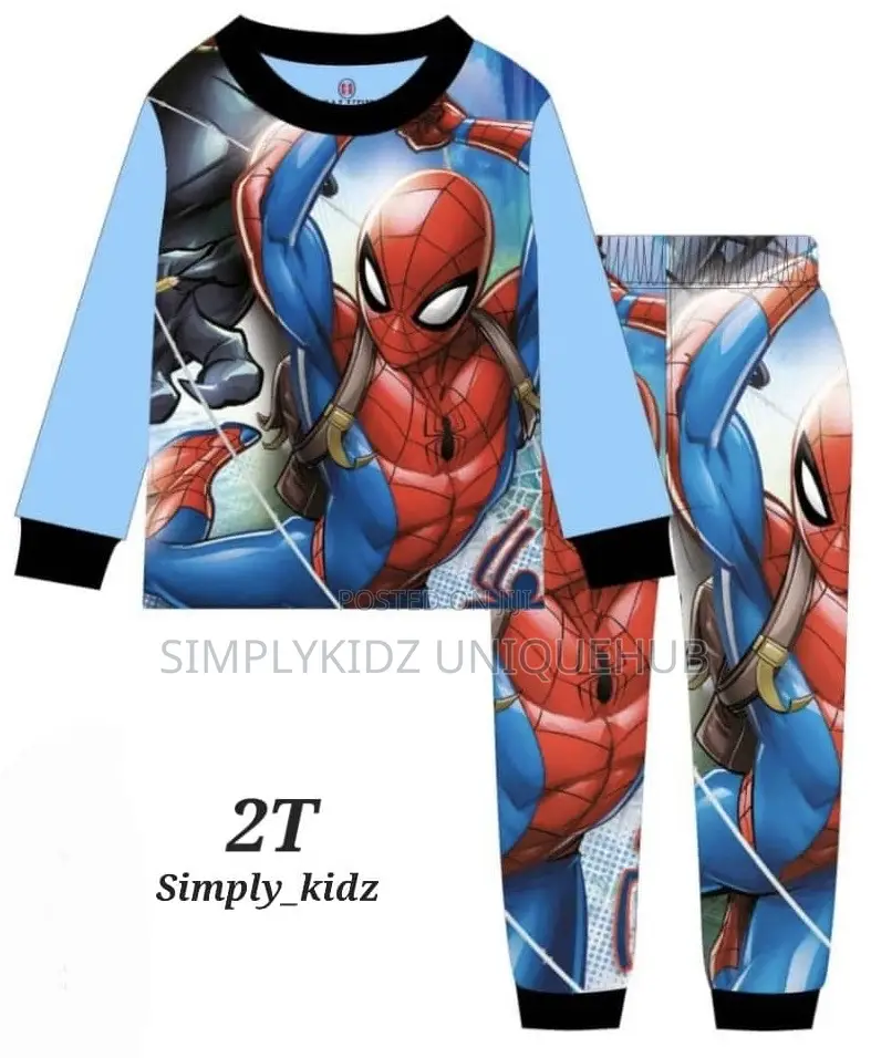 Spider-Man Cartoon Character Pyjamas - 2t