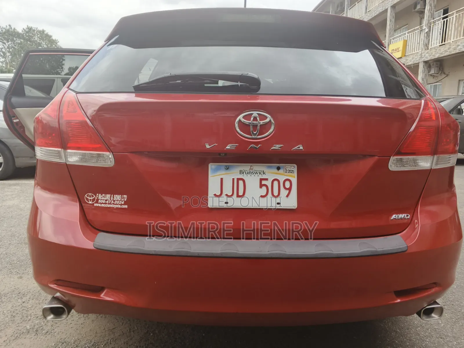 Toyota Venza 2010 Red