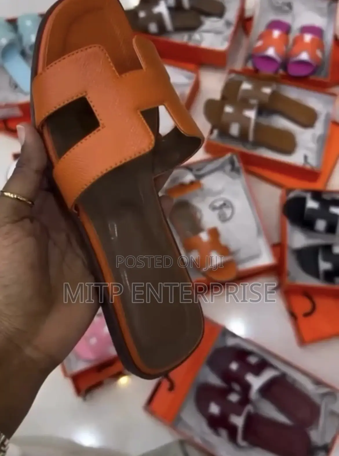 Hermes Oran Slippers