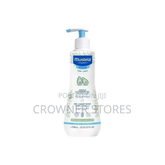 Mustela Bebe Baby Gentle Cleansing Gel, Hair Body Wash 750ml