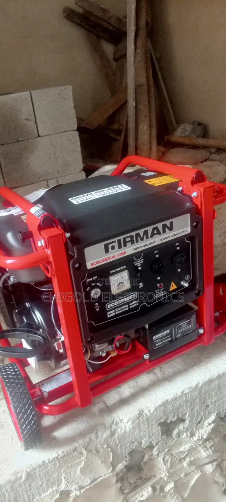 Original Firman Generator 4.5 Kva 100% Copper Coil Model 3990
