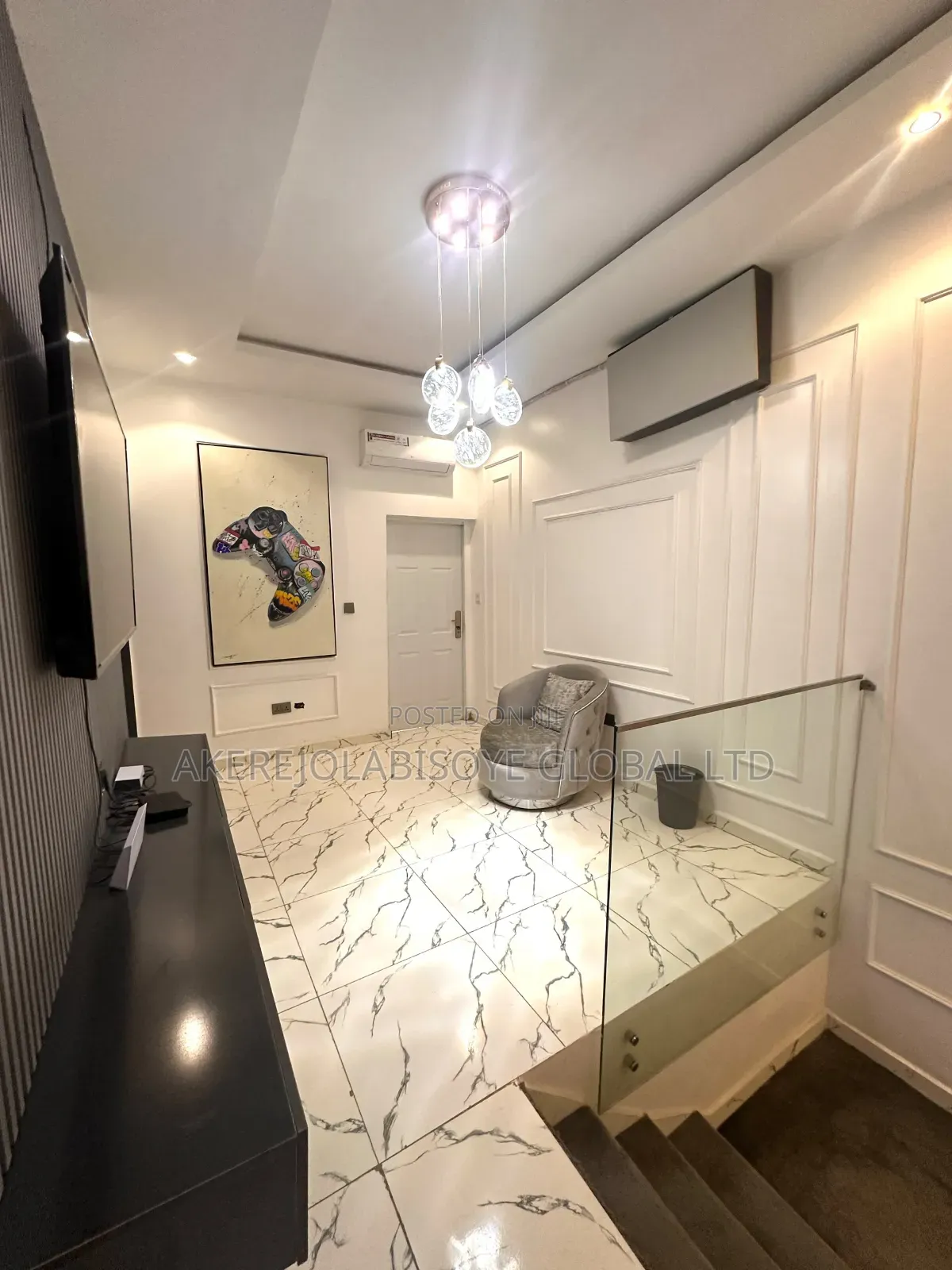 Furnished 3bdrm Duplex in In An Estate, Life Camp for rent