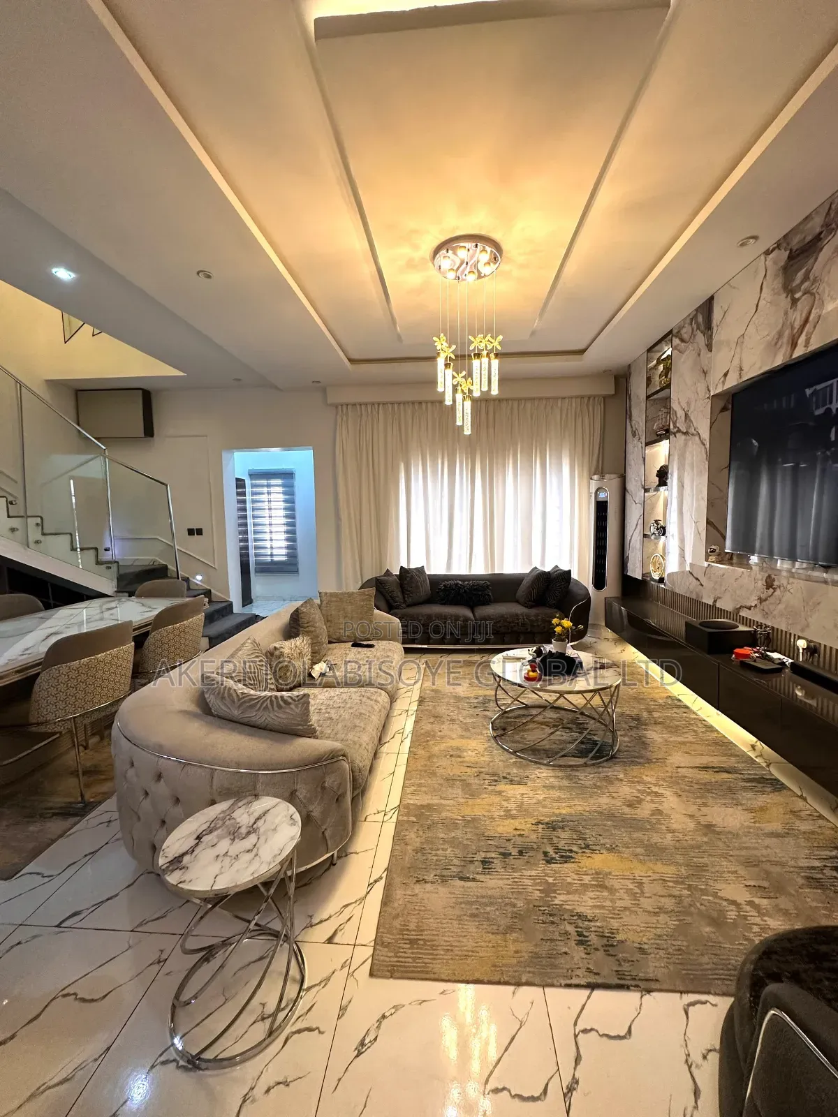 Furnished 3bdrm Duplex in In An Estate, Life Camp for rent