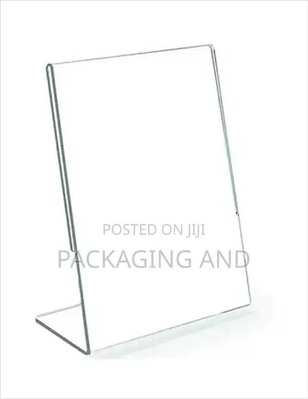 Plain A3 Acrylic Display Stand For Office, Hotel & Event - (11.7×16.5)