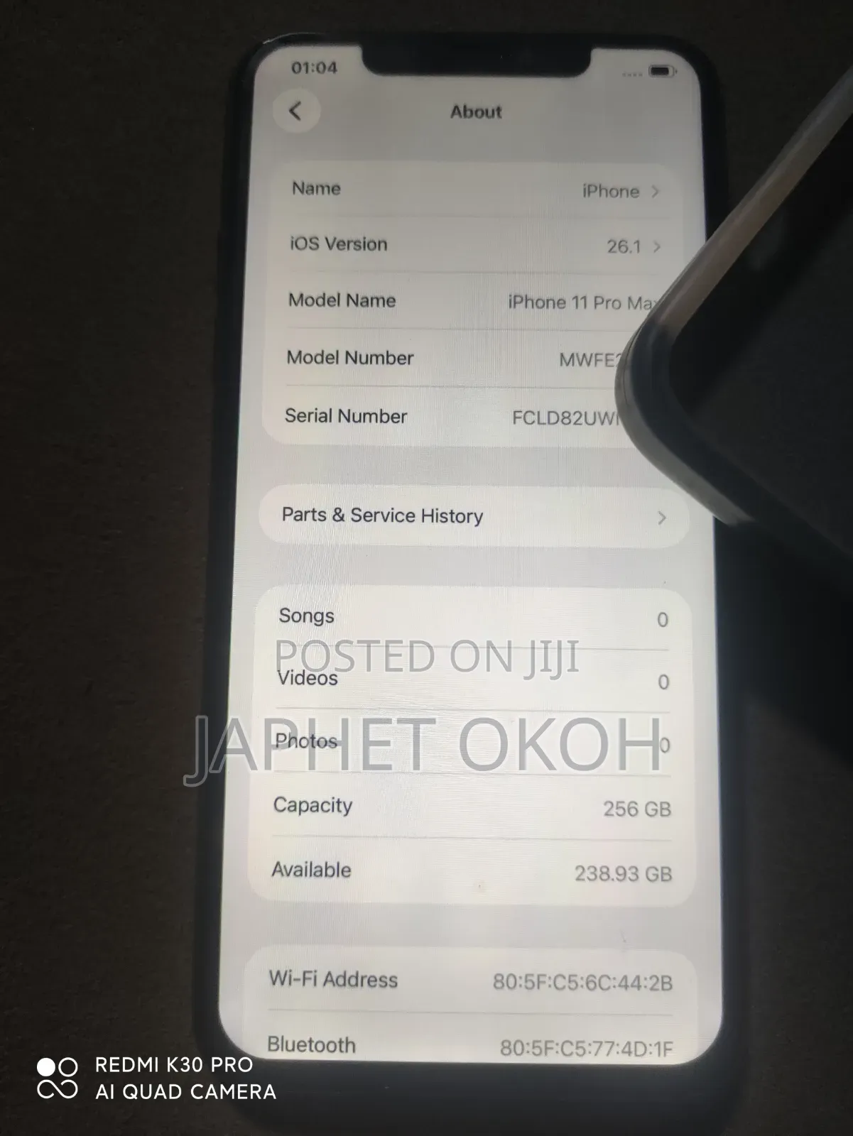 Apple iPhone 11 Pro Max 256 GB Black