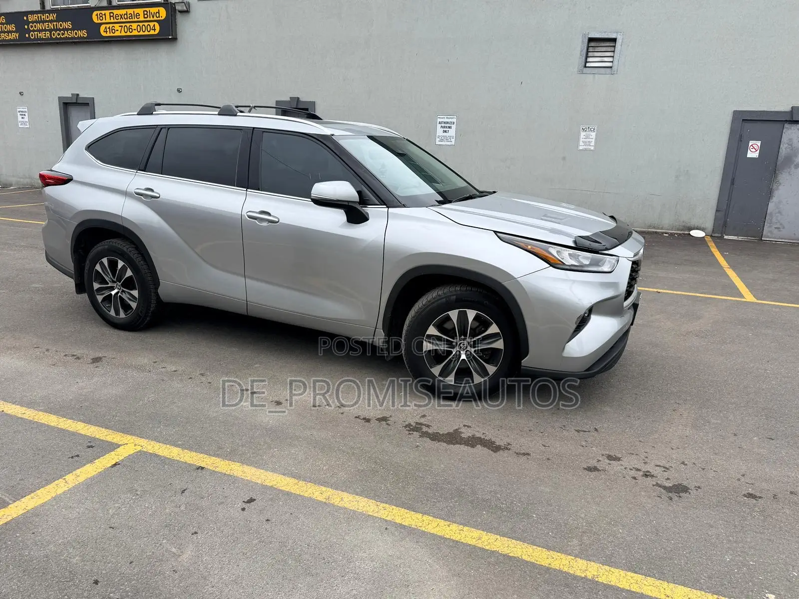Toyota Highlander Platinum 2021 Silver