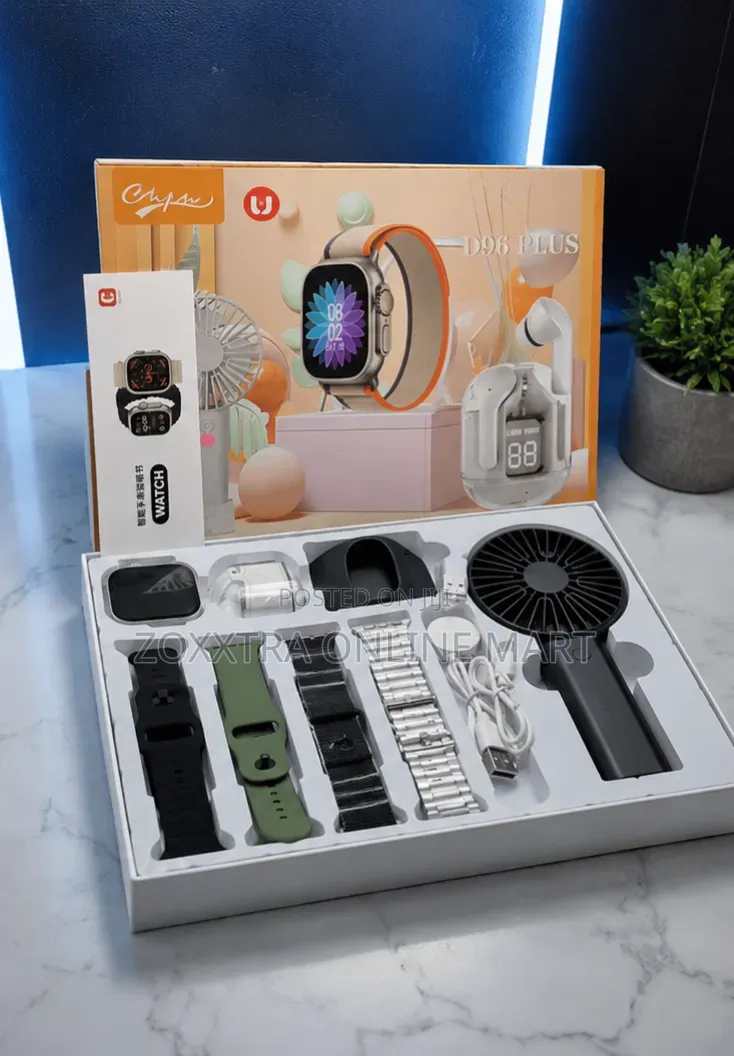 D96 Plus Smart Watch Gift Set