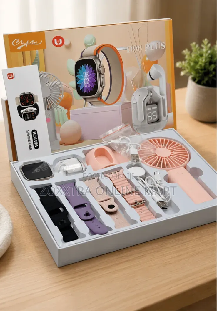 D96 Plus Smart Watch Gift Set