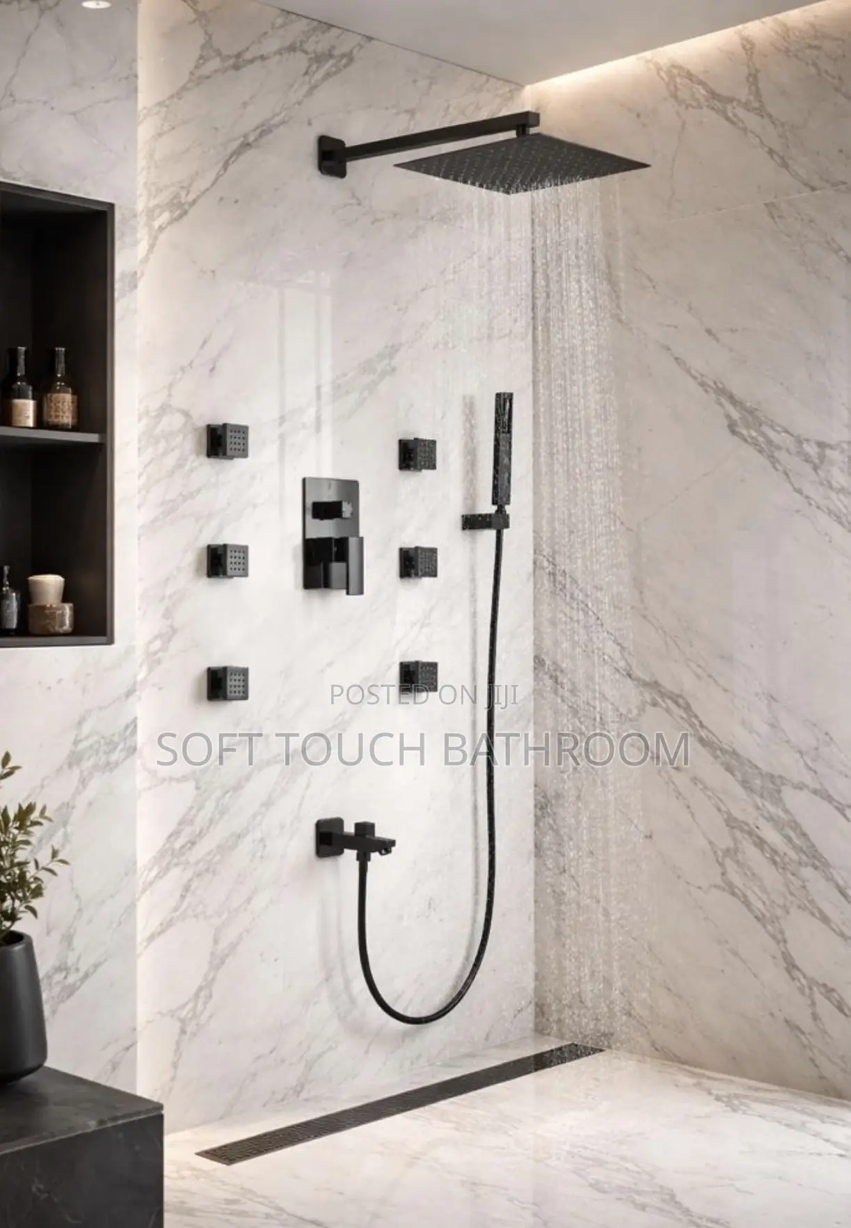 Executive Conduit Shower With Jets England Product
