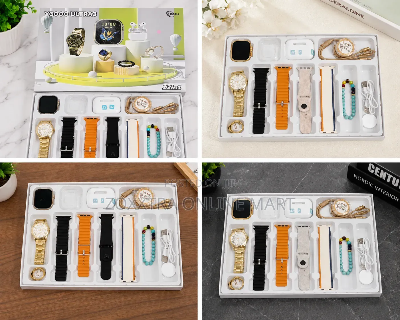 Y3000 Ultra 3 – 12-in-1 Premium Smart Watch Gift Set