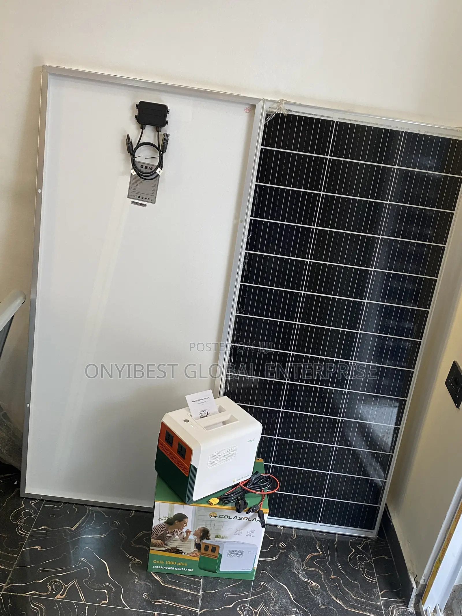 1000w Solar Power Station With Solar Panel Charging System