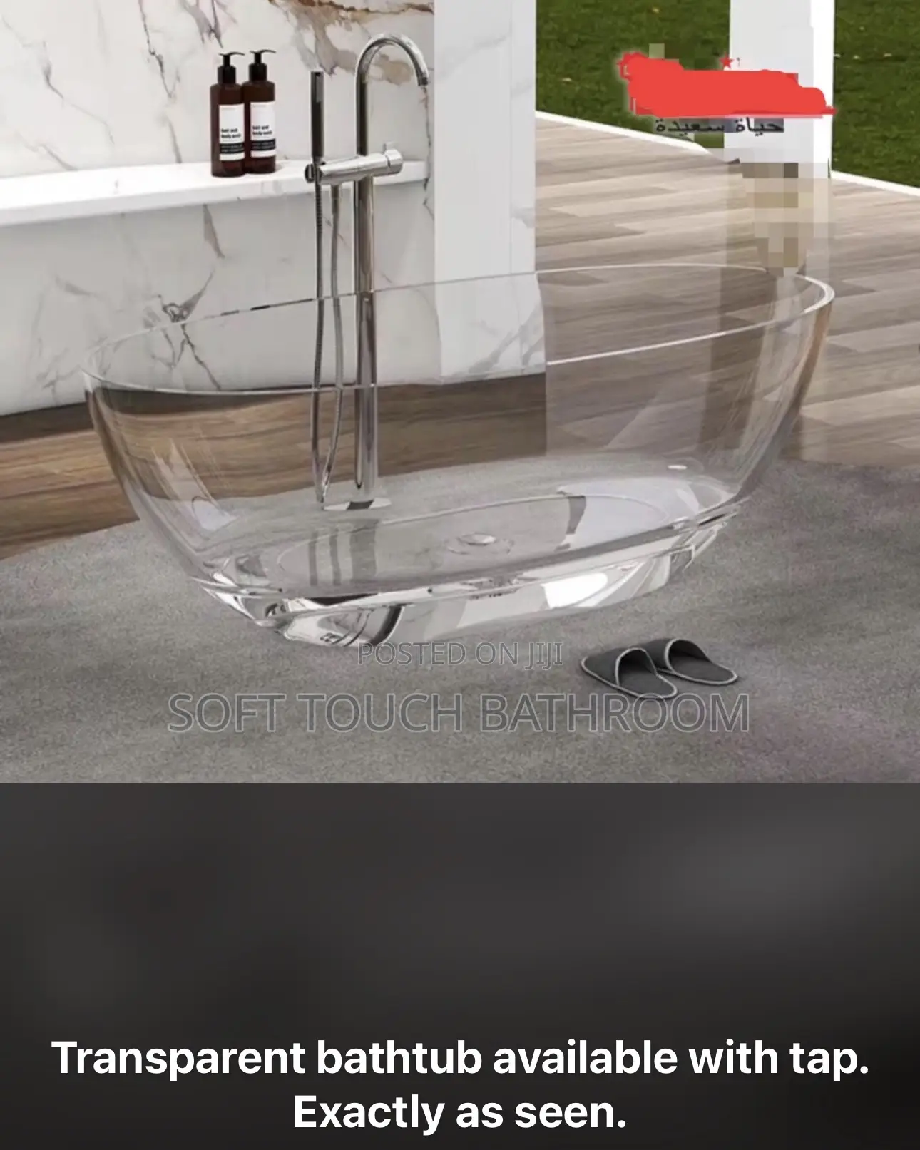 Executive Transparent Bathtub England Product
