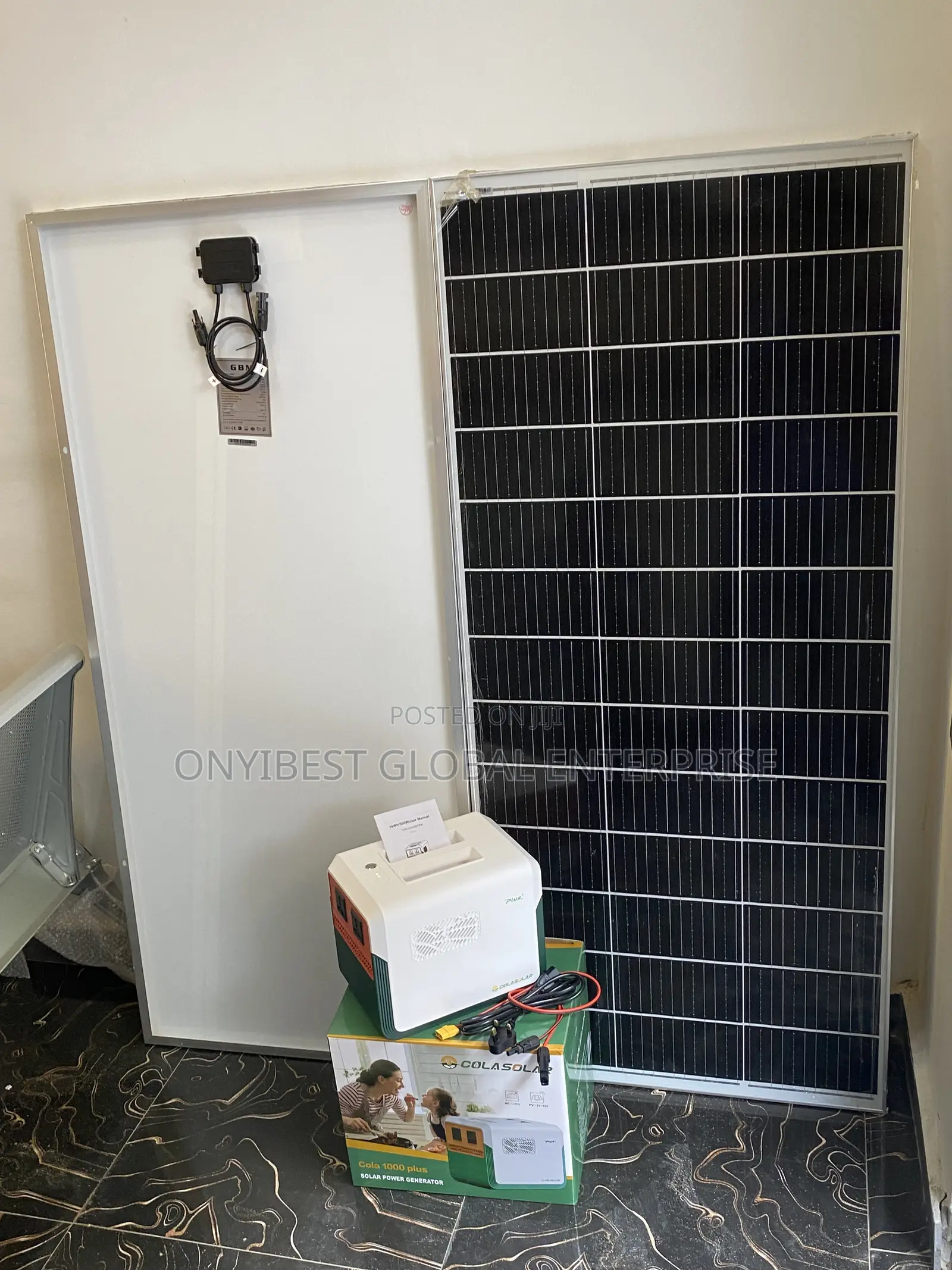 Complete Solar Energy Kit for Light, Charging Small Appliances