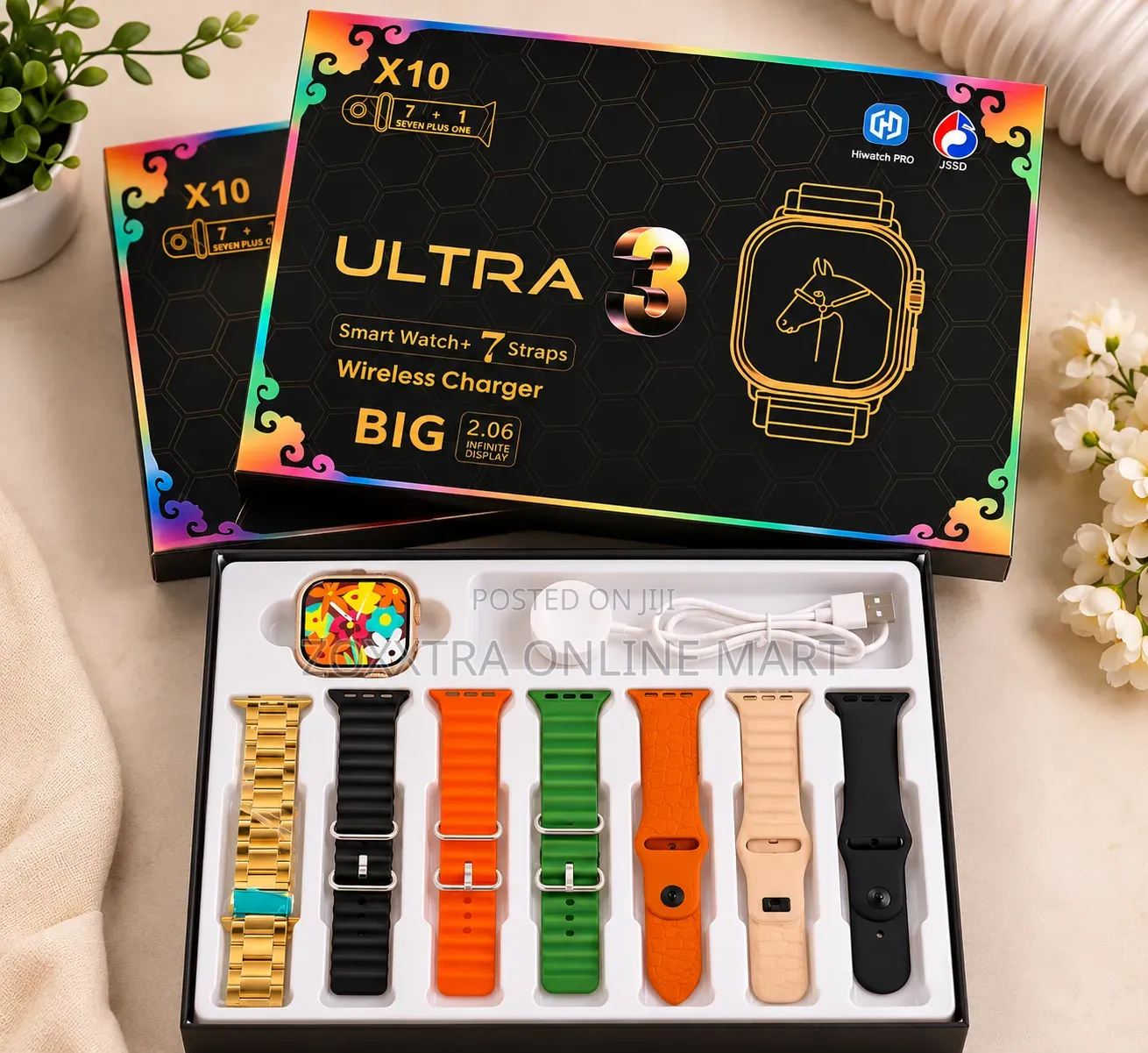 Ultra 3 Smart Watch 7-in-1 Gift Set