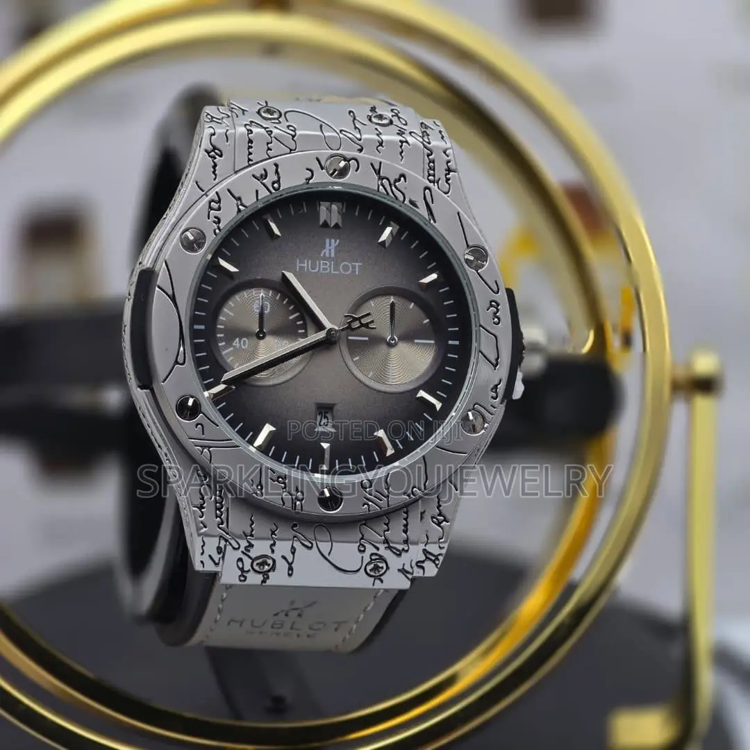 Signatures Crested Hublot Watch for Men