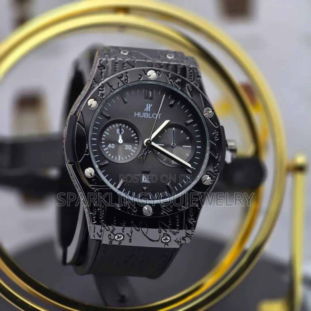 Signatures Crested Hublot Watch for Men