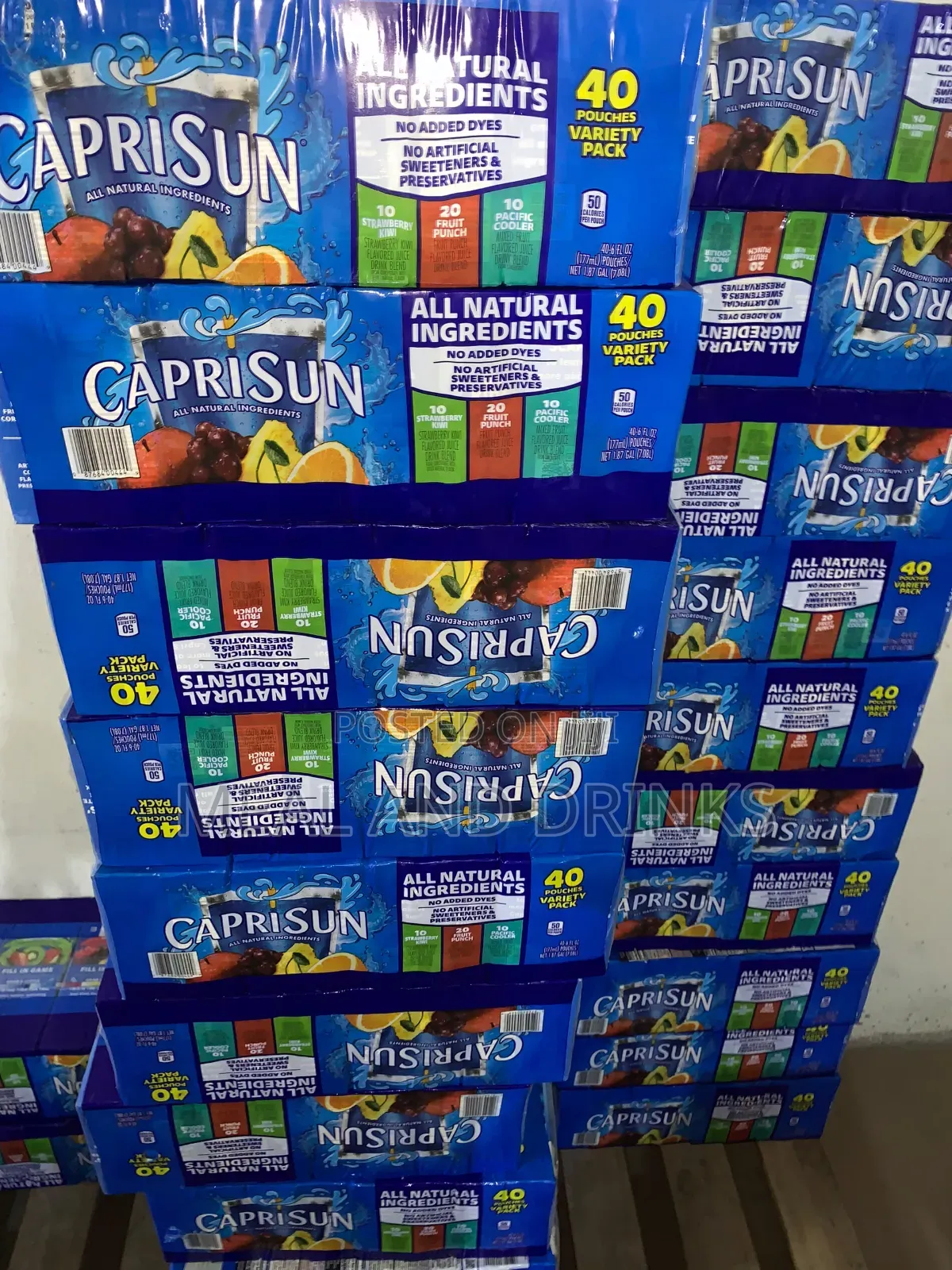 Caprisun Variety Pack by 40