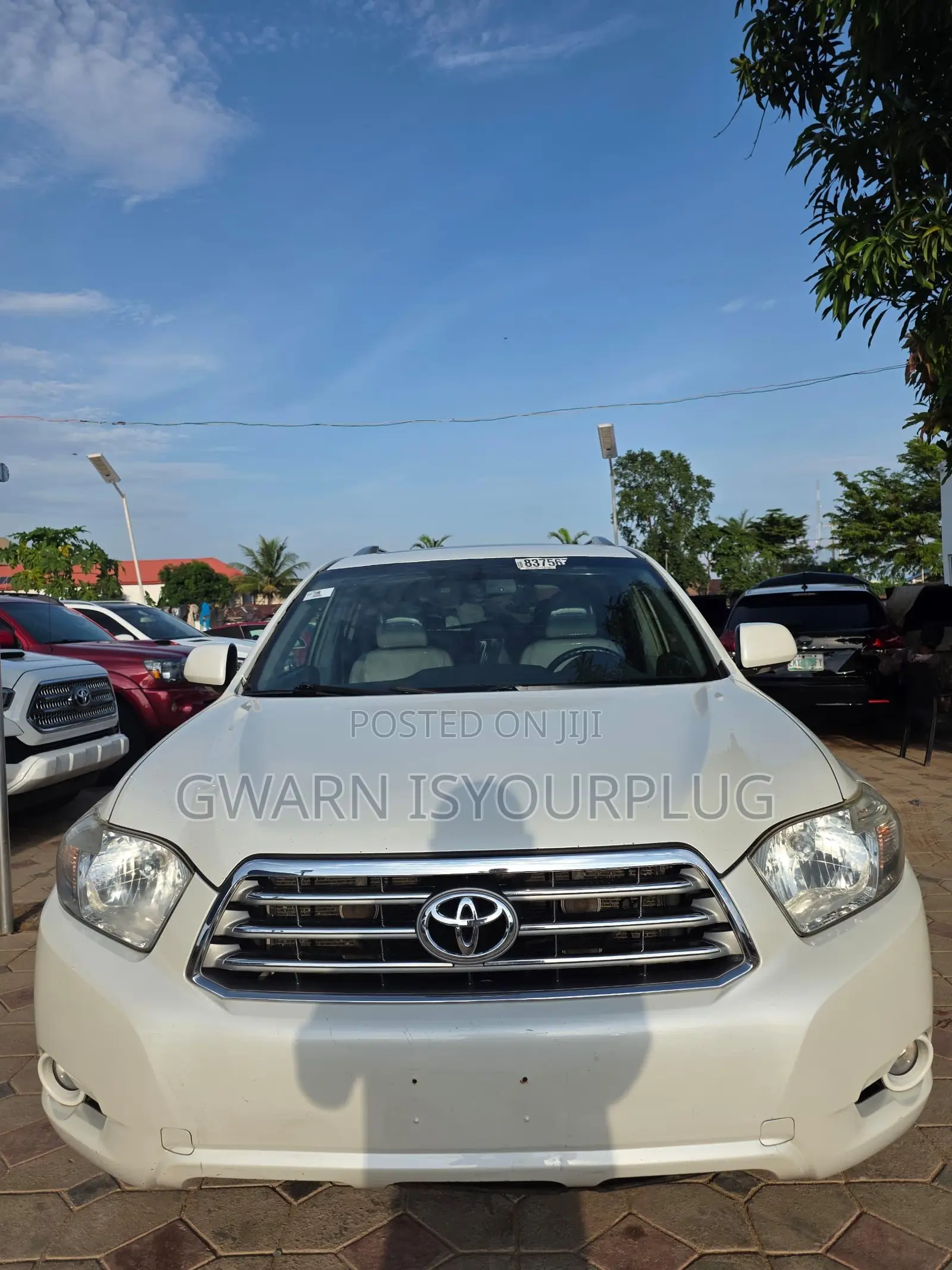 Toyota Highlander Limited 2008 White