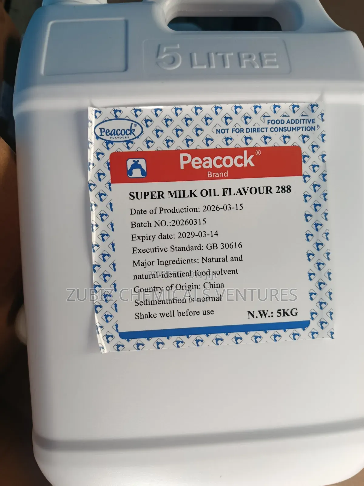 Milk Oil Flavor 288 Peacock