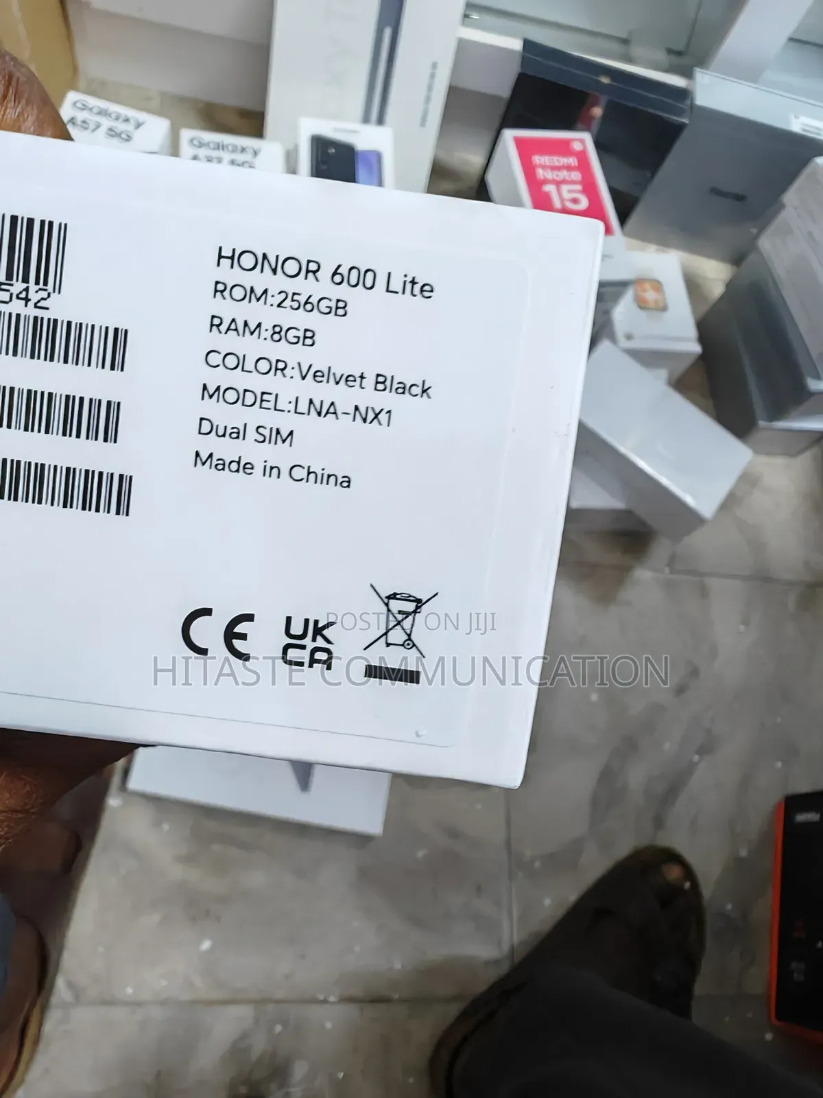 New Honor 600 256 GB Black