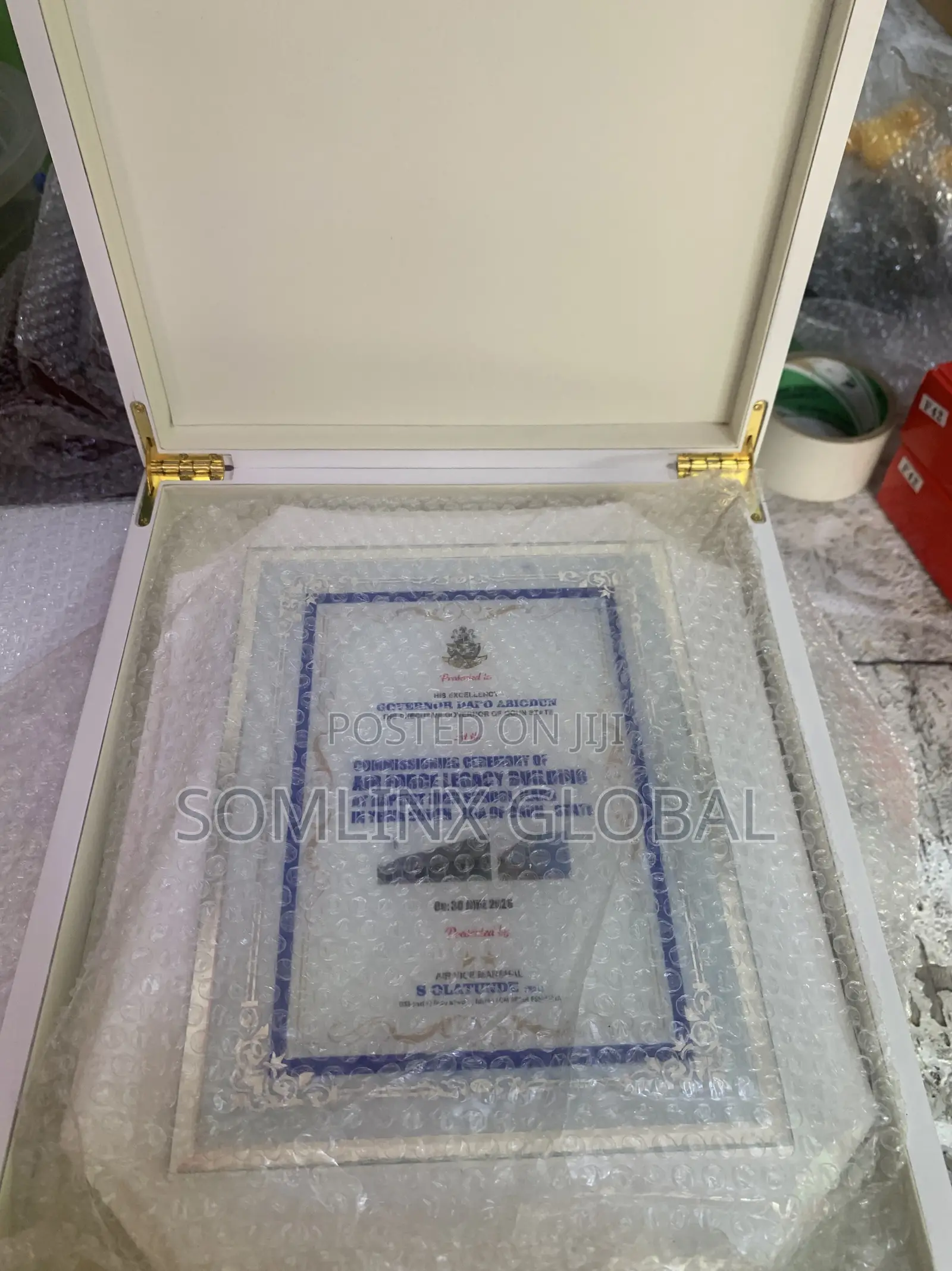 White Wooden Box Award