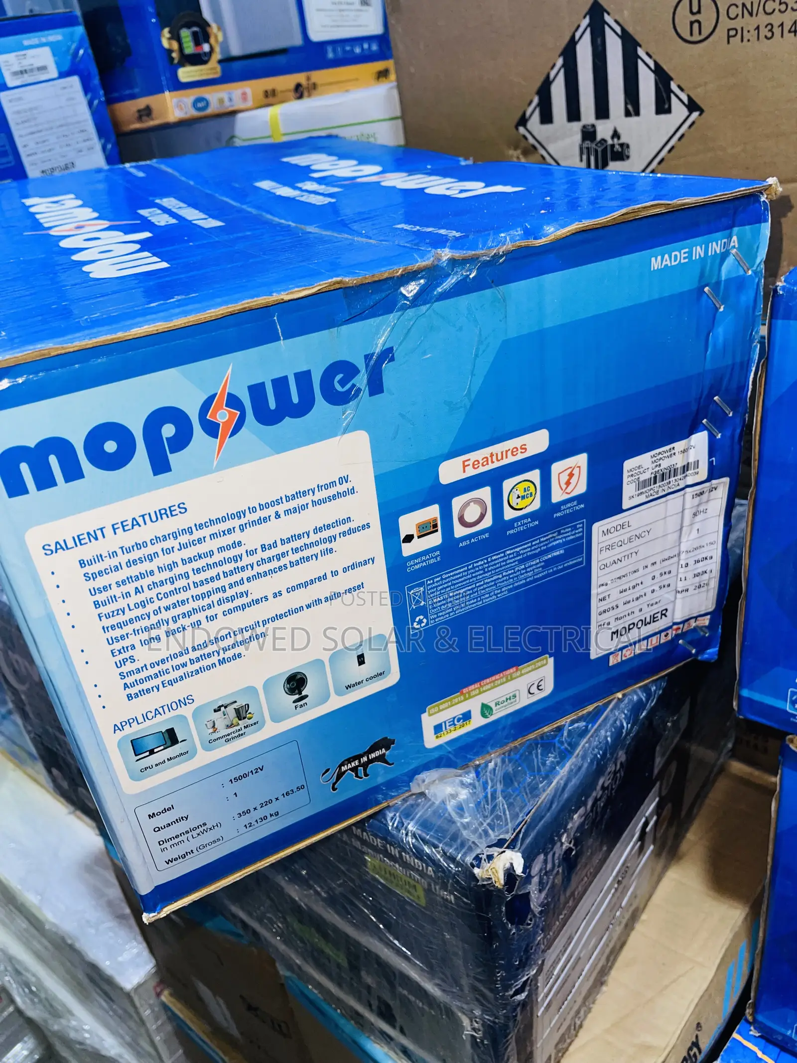 1.5kva 12v Mopower India Wall Mount Inverters Are Available