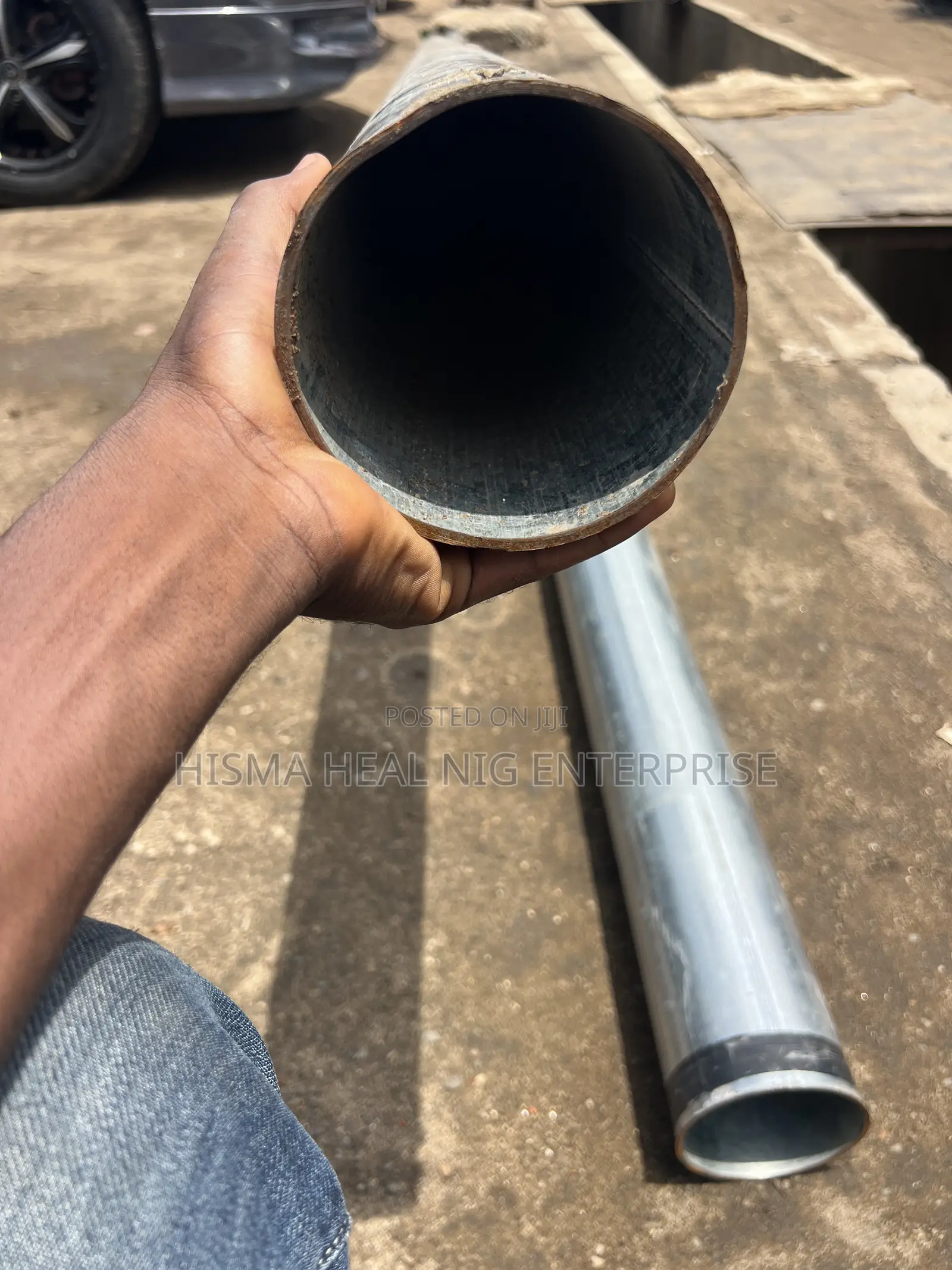 4” X 3mm Galvanized Round Pipe